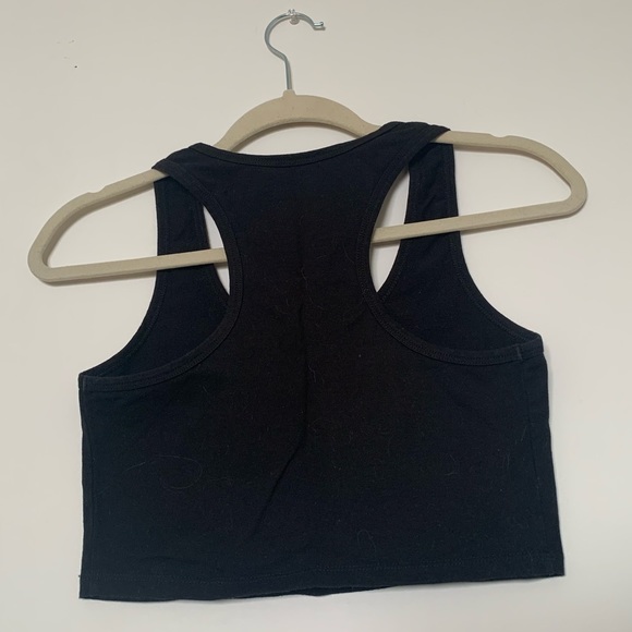 TWO FOR ONE BUNDLE- Black Selena Merch Tank top from Forever 21, Brown top Shein - Picture 9 of 10